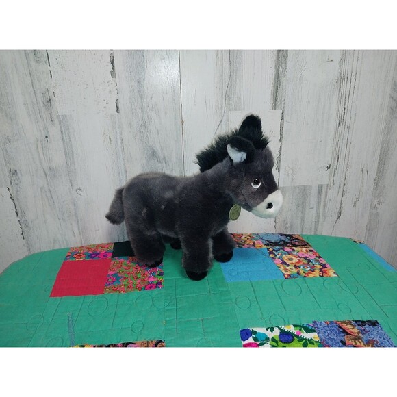 AURORA MIYONI DONKEY 11" PLUSH  QUALITY CUDDLY SOFT TOY FOAL TEDDY - Picture 2 of 8